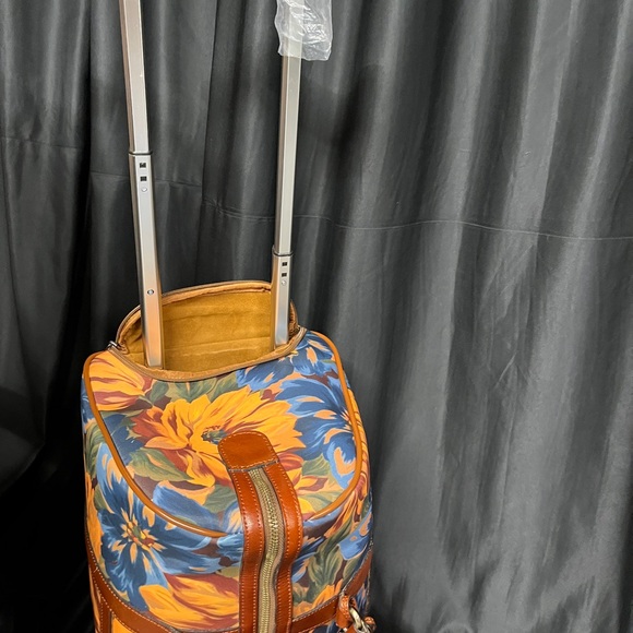 Patricia Nash Marigold Harvest Petina Avola Travel Luxury Trolley Wheeled Duffle - Picture 7 of 7